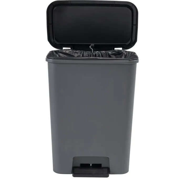 Curver Cubo de basura con pedal Compatta 50 L Gris antracita Polipropileno AAAAI15364 Curver Cubo de basura con pedal Compatta 50 L Gris antracita Polipropileno AAAAI15364