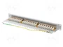 Lanberg Patch Panel 24 puertos 1U 19 pulg. Cat. 6A FTP blindado gris