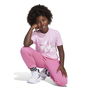 Camiseta de Manga Corta Infantil Adidas Lk Ice Rosa XL