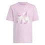 Camiseta de Manga Corta Infantil Adidas Lk Ice Rosa XL