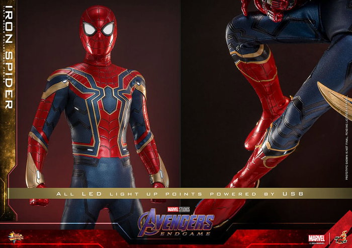 Hot Toys Vengadores: Endgame Movie Masterpiece Iron Spider 28 cm Hot Toys Vengadores: Endgame Movie Masterpiece Iron Spider 28 cm