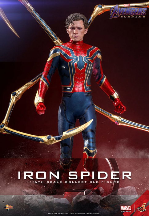 Hot Toys Vengadores: Endgame Movie Masterpiece Iron Spider 28 cm Hot Toys Vengadores: Endgame Movie Masterpiece Iron Spider 28 cm