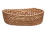Giftdecor Cesto Ovalado Natural 26 cm (16x26x8 cm) en Fibra Natural de Totora (Set de 24)