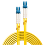 LINDY Cable de Fibra Óptica OS2 Monomodo LC/LC 2 m Amarillo, Referencia 47451
