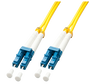 LINDY Cable de Fibra Óptica OS2 Monomodo LC/LC 2 m Amarillo, Referencia 47451