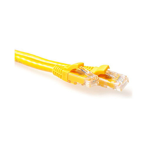 ACT Cable de parche CAT6A U/UTP de 15 metros, amarillo ACT Cable de parche CAT6A U/UTP de 15 metros, amarillo
