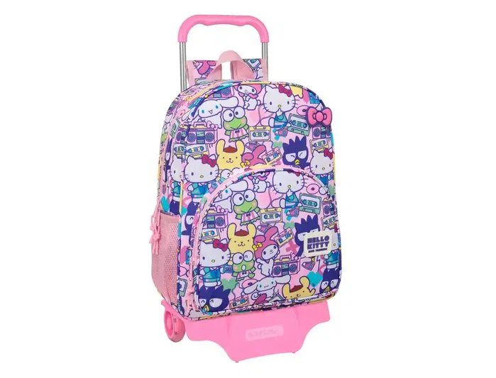 Safta Mochila Modelo 180 con Carro 905 Hello Kitty & Friends