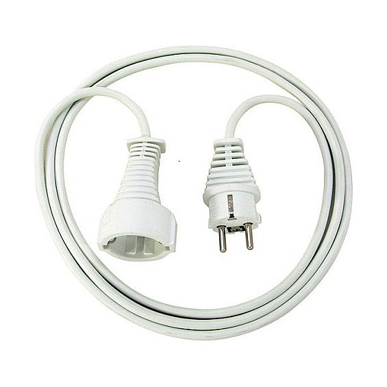 Brennenstuhl Cable de extensión 5m H05V V-F3G1,5 blanco