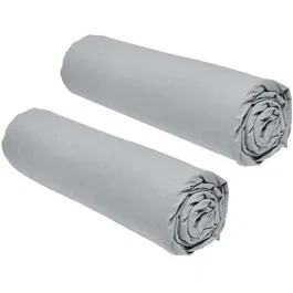 Today TOD3574641214586 Conjunto de 2 sábanas esenciales 90 x 190 cm 1 persona 100% algodón acero