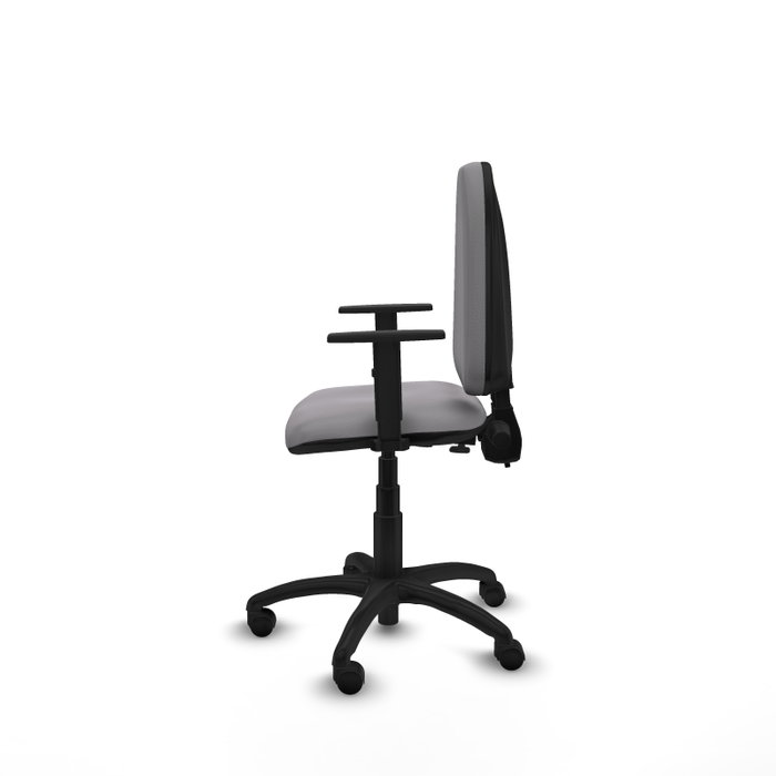 PIQUERAS Y CRESPO Silla de oficina Aýna Gris con mecanismo de doble maneta PIQUERAS Y CRESPO Silla de oficina Aýna Gris con mecanismo de doble maneta