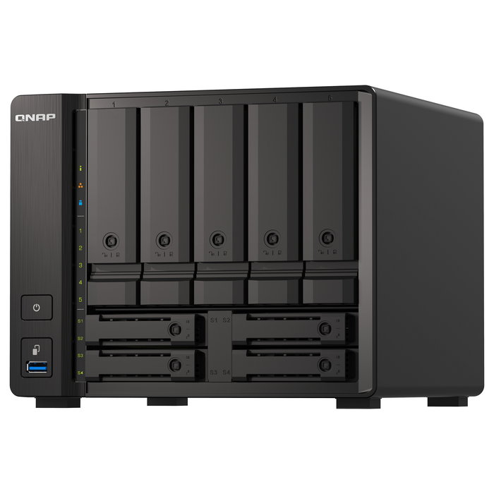 Qnap TS-H973AX-32G Servidor NAS 32GB RAM 9 Bahías Torre Negro