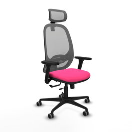 PIQUERAS Y CRESPO Silla de oficina Cilanco Rosa/Gris