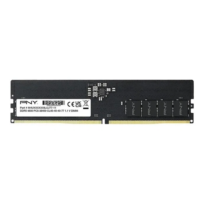 PNY Memoria RAM DDR5 8GB 5600MHz UDIMM MD8GSD55600-SB PNY Memoria RAM DDR5 8GB 5600MHz UDIMM MD8GSD55600-SB