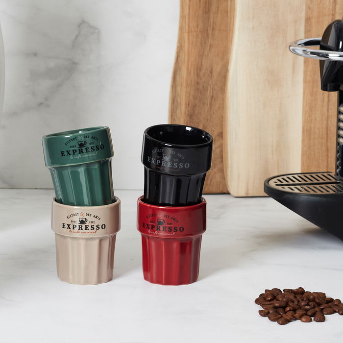 Home Deco Factory Vaso Espresso 80 Ml Bistrot