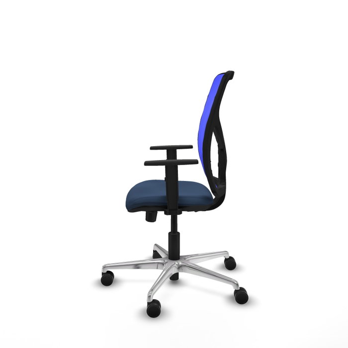 PIQUERAS Y CRESPO Silla de oficina Motilla Azul marino y Azul