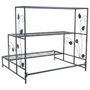 Soporte para Maceta Alexandra House Living Gris Hierro 66 x 74 x 80 cm