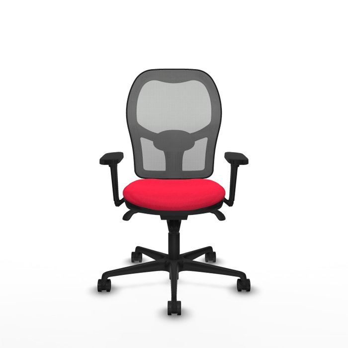 PIQUERAS Y CRESPO Silla de oficina Jorquera Rojo y Gris