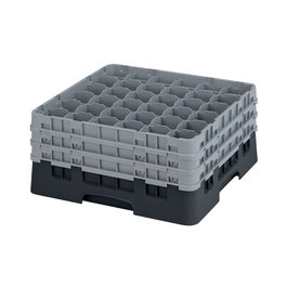 CAMBRO Cesta de lavado 36 compartimentos Negro