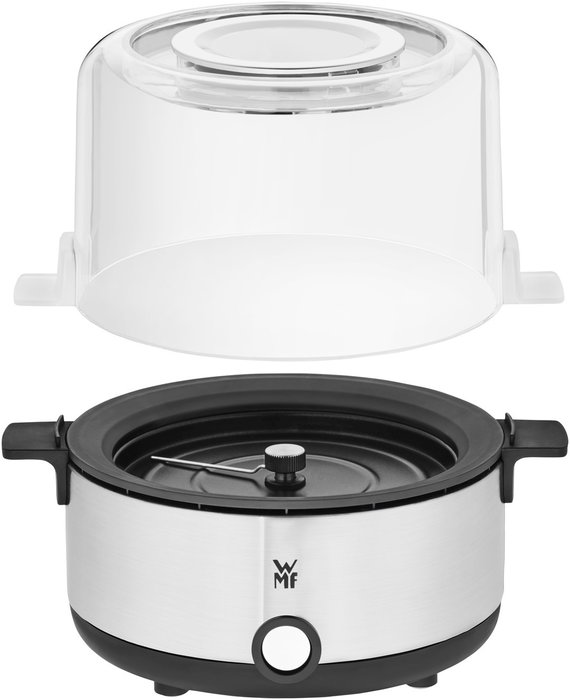 WMF KITCHENminis Popcorn Maker, Transparente / Plata WMF KITCHENminis Popcorn Maker, Transparente / Plata