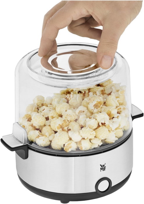 WMF KITCHENminis Popcorn Maker, Transparente / Plata WMF KITCHENminis Popcorn Maker, Transparente / Plata