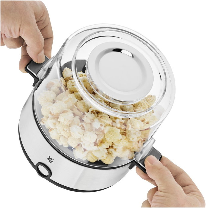 WMF KITCHENminis Popcorn Maker, Transparente / Plata WMF KITCHENminis Popcorn Maker, Transparente / Plata