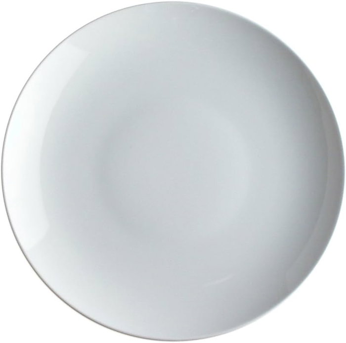 Alessi Mami Piatto Piano de porcelana blanca, 6 unidades Alessi Mami Piatto Piano de porcelana blanca, 6 unidades