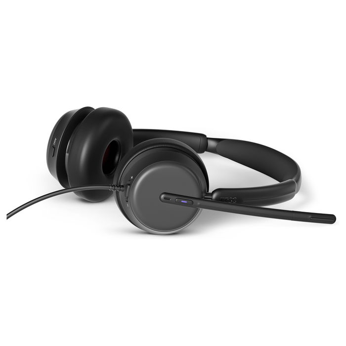 EPOS Auriculares Impact 860T Diadema Oficina/Centro de llamadas Alámbrico Negro 179g Micrófono Cancelación Ruido 20Hz-20kHz Conexión USB
