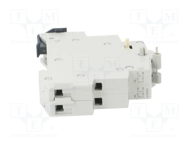 Hager CZ001 Contacto de señal para interruptor diferencial <125A 2 cerrados y 2+ abiertos 6A 240V Hager CZ001 Contacto de señal para interruptor diferencial <125A 2 cerrados y 2+ abiertos 6A 240V
