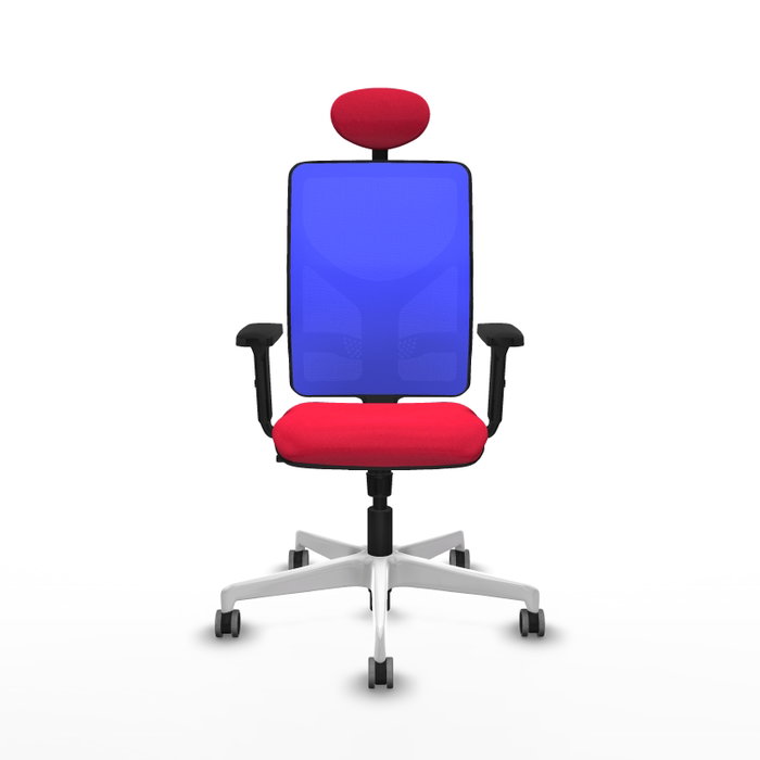 PIQUERAS Y CRESPO Silla de oficina Motilla con mecanismo Sincro, Rojo y Azul PIQUERAS Y CRESPO Silla de oficina Motilla con mecanismo Sincro, Rojo y Azul