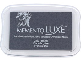 Tsukineko Almohadilla de tinta MEMENTO LUXE color franela gris opaca 96x63mm