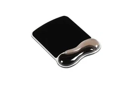 Kensington Duo Gel Reposamuñecas para Teclado, Negro/Gris, 240x182x25 mm