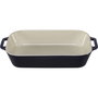 Staub Recipiente Rectangular de Cerámica Azul Oscuro 4,5 l