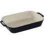 Staub Recipiente Rectangular de Cerámica Azul Oscuro 4,5 l