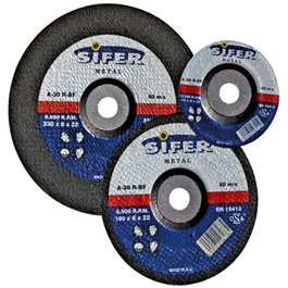 SIFER Disco de desbaste para metal 230x6,0x22,2 mm