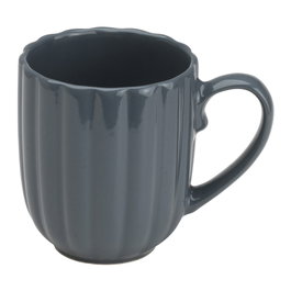 Day Mug 380 ml - Taza de Gres con Relieve y Asa, Capacidad 380 ml, Apto Lavavajillas, Colores Surtidos (Beige, Gris)