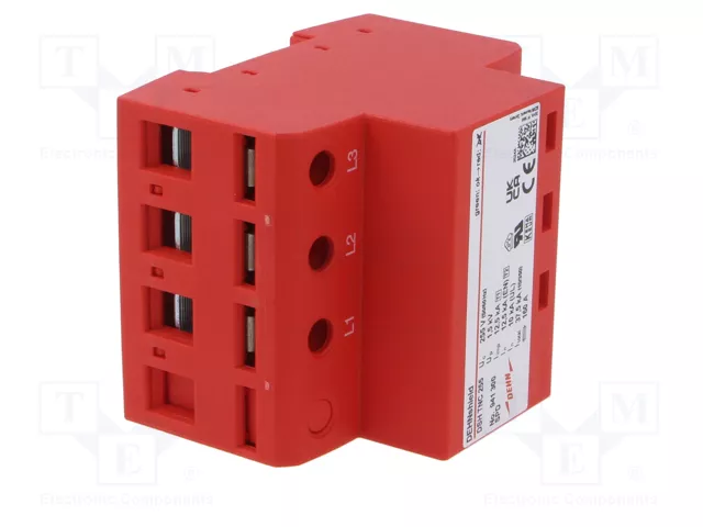 Dehn + Soehne DEHN DSH TNC 255 Protector de sobretensión para sistemas TN-C Dehn + Soehne DEHN DSH TNC 255 Protector de sobretensión para sistemas TN-C