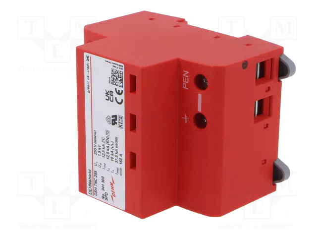 Dehn + Soehne DEHN DSH TNC 255 Protector de sobretensión para sistemas TN-C Dehn + Soehne DEHN DSH TNC 255 Protector de sobretensión para sistemas TN-C