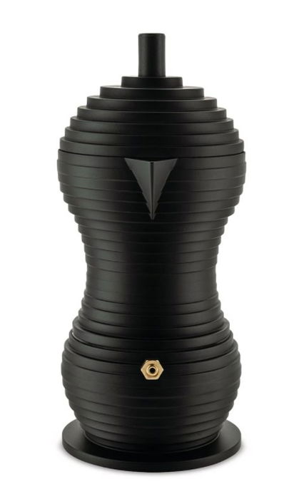 Alessi MDL02/1 BB Pulcina Cafetera Negra 1 Taza 100 Values Collection