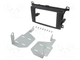 ACV Bastidor de montaje de radio para Toyota RAV4 2013+, 2 DIN, negro