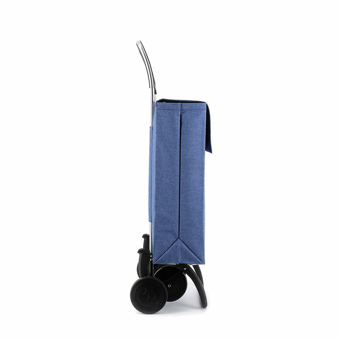 Rolser Carro de la Compra Jean Tweed 4 Ruedas Azul 43L