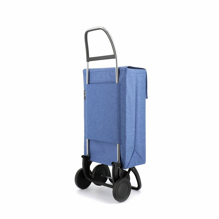 Rolser Carro de la Compra Jean Tweed 4 Ruedas Azul 43L
