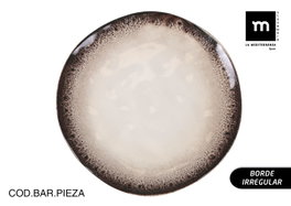 La Mediterranea Plato Llano Barx 26 cm (6 Unidades)