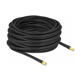 DeLOCK Cable coaxial de antena SMA macho a SMA hembra LMR/CFD300 15 m