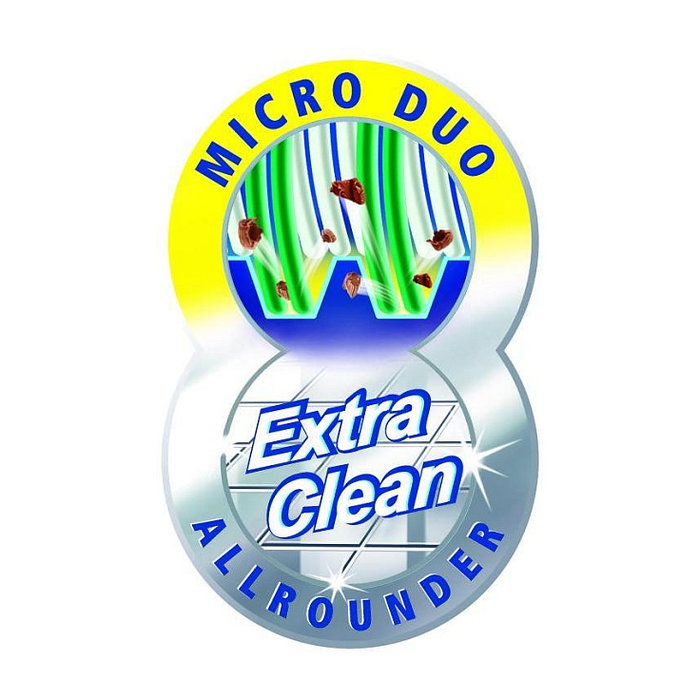 Leifheit Picobello S Micro Duo Wischbezug para mopa de suelo, Blanco