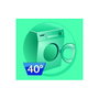 Leifheit Picobello S Micro Duo Wischbezug para mopa de suelo, Blanco
