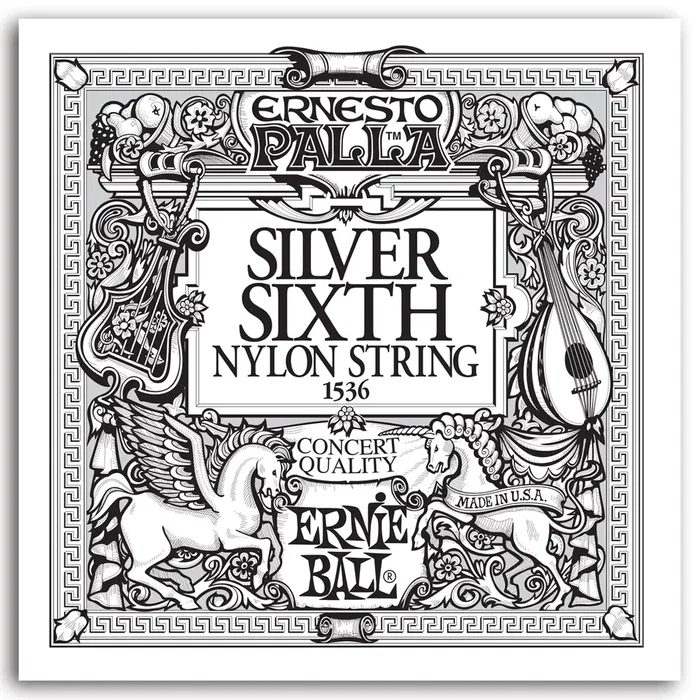 Ernie Ball Cuerda Clasica Silver Ernesto Palla 6Th. Ernieball (Set de 6) (Set de 6)