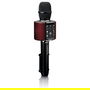 Lenco BMC-090 Micrófono Karaoke Inalámbrico Bluetooth Negro Metal Plástico 10m Batería 8h 5W