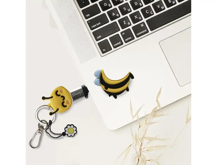 Wondee Memoria USB Abeja Mr. Wonderful 32GB con Adaptador USB C