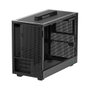 DeepCool CH160 PLUS, Caja PC Small Form Factor, Micro ATX/Mini-ITX, Negro, Ventana Vidrio Templado