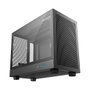DeepCool CH160 PLUS, Caja PC Small Form Factor, Micro ATX/Mini-ITX, Negro, Ventana Vidrio Templado